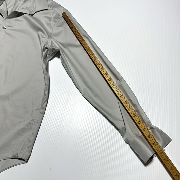 Calvin Klein OEKO-TEX men’s slim Fit shirt Size  L 16 1/2 34/35 Non Iron NWT - Picture 8 of 8